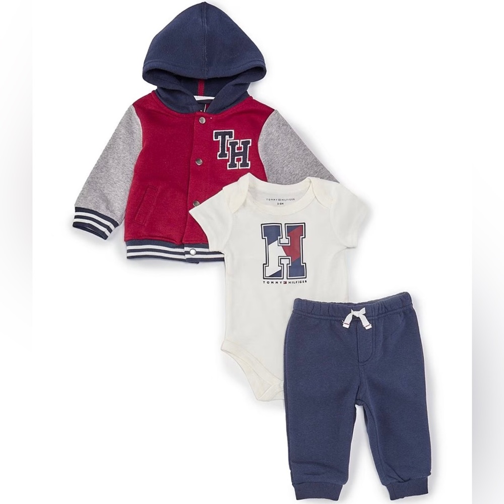Tommy Hilfiger Baby Boy 3 Piece Set - Picture 2 of 4